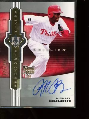 2007 Upper Deck Ultimate Collection #104 Michael Bourn Auto #/299 • $2.49