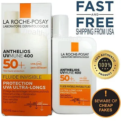 La Roche-Posay ANTHELIOS UVmune 400 Invisible Non-Perfumed Fluid SPF50+ 50ml  • $24.99