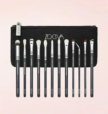 $149.95 • Buy ZOEVA Complete Eye Brush Set (12 Make-up Brushes & Clutch) Discontinued 