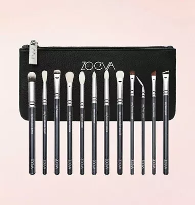 ZOEVA Complete Eye Brush Set (12 Make-up Brushes & Clutch) Discontinued  • $149.95