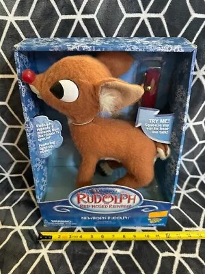 Rudolph Red Nosed Reindeer Newborn ULTIMATE ACTION FIGURE Memory Lane NOSE GLOWS • $180