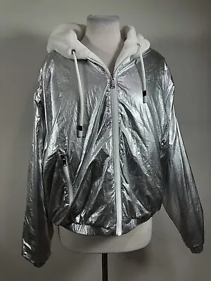 Moose Knuckle Silver Women’s Jacket  L • $259.99