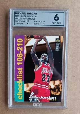 Michael Jordan - Upper Deck Choice 1995/96 - #210 - OCE 6 NEAR MINT - EX Not PSA • £17.99