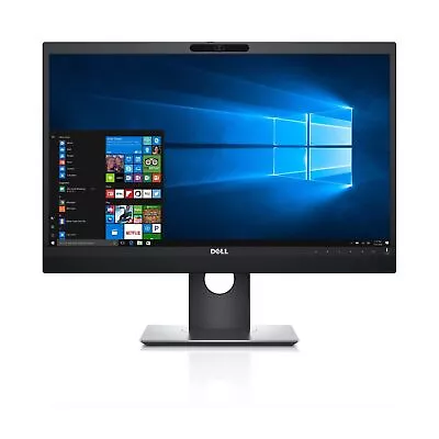 23.8  DELL P2418HZM FHD IPS Monitor With Height Adjust And WebCam Speakers • $139