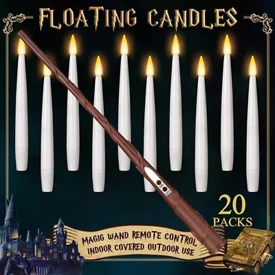 20 Pieces Magic Hanging Flickering Warm Light Flameless Candles With Remote NEW • $56.87