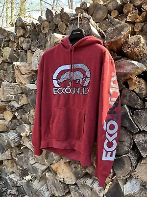 Vintage Y2K Ecko Unltd Men’s  Hoodie Sweatshirt Red Mens Unisex L • $29.99
