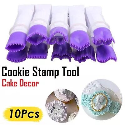 Fondant Tools Set Sugar Craft Cake Cookie Decorating Baking Stamp Cutter Tool • $13.99