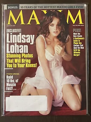 MAXIM Magazine #117 - September 2007 - Lindsay Lohan/Rihanna/Christina Aguilera • $6.95