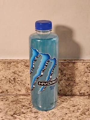 Monster Energy Hydro Blue Ice Full 25.4oz Bottle • $50