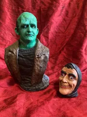 Young Frankenstein Painted Statue Bust Set Peter Boyle Igor Marty Feldman • $99.99