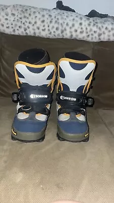 Morrow Reign Men’s Snowboarding Boots Size 6 Blue/Yellow • $40