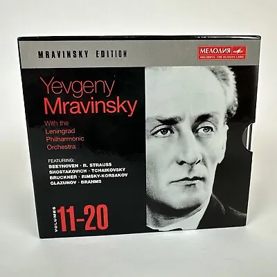 Yevgeny Mravinsky Edition Vol 11-20 [Melodiya 10 CD Box Set] NEAR MINT VERY RARE • $199
