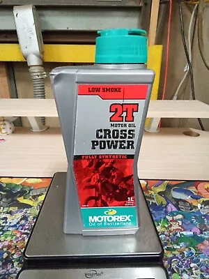 Motorex Cross Power Synthetic 2T 2-Stroke Oil 1 Liter 438ep • $30