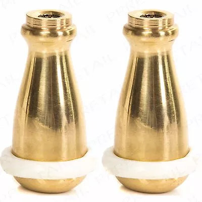 £7.99 • Buy 2x SOLID BRASS PULL CORD WEIGHT Handle Chain Switch Bathroom/Shower/Toilet Light