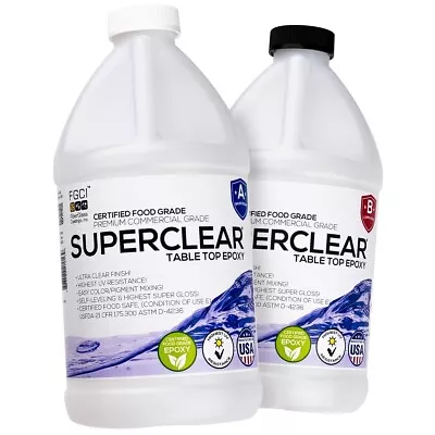 Table Top Epoxy Resin Superclear 1 Gallon Anti-Yellow Highest Bubble Free • $54.25
