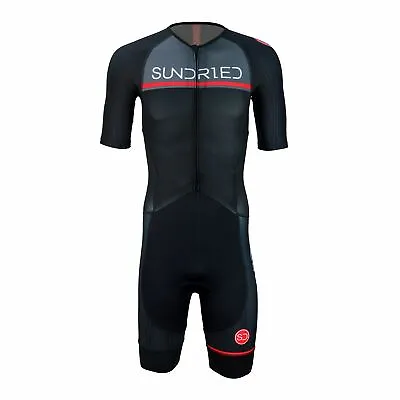 Sundried Men's Pro Trisuit Short Sleeve Triathlon Suit Best For Ironman Racing • £97.50