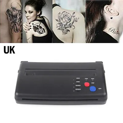 £158.54 • Buy Black Tattoo Transfer Copier Printer Machine Thermal Stencil Paper Maker A9 UK