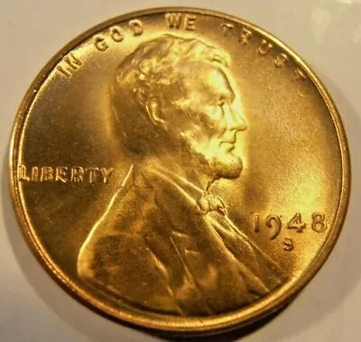 1948 S Lincoln Cent - BU From A Nice Roll • $5.95