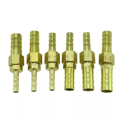 £1.92 • Buy Barb Hose Brass Fitting Splicer Mender Union Reducer Air Boat Gas Fuel