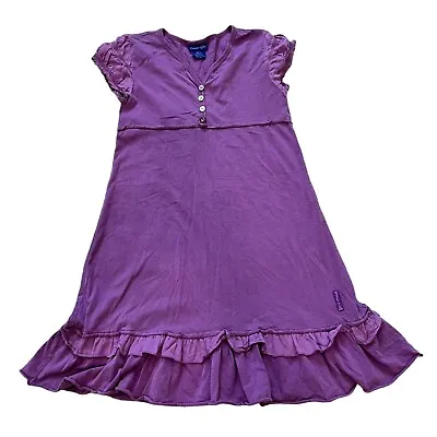 Naartjie Purple Girls Vintage Short Sleeve Dress 10 • $18