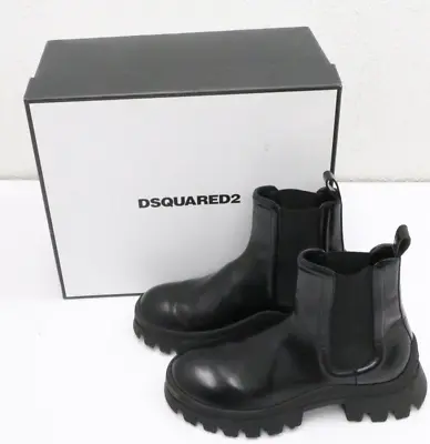 Dsquared2 Flat Ankle Black Boots Mens Size 41/US 8 • $299.99