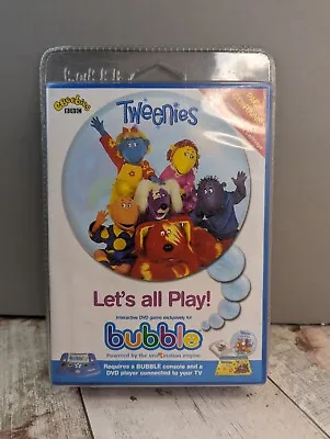 Rare Cbeebies TWEENIES Lets All Play Interactive DVD Game Bubble Console 2005 • £18