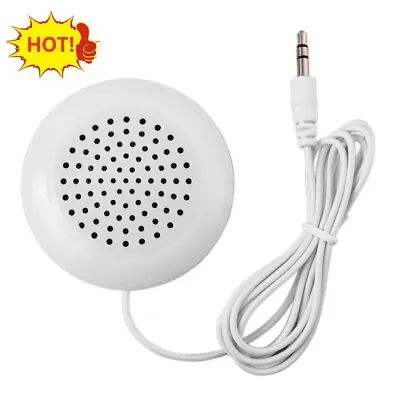 Pillow Speakers Pair Stereo Mini 3.5mm Plug For Mobile Tablet CD • £2.11