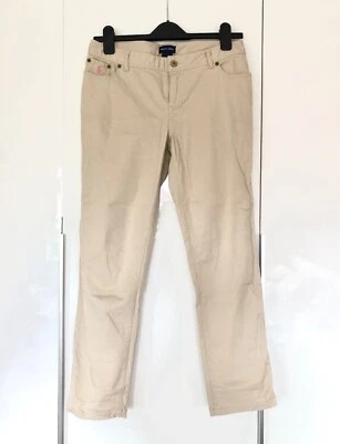 £10 • Buy Genuine Ralph Lauren Kids Girls Beige Tanned Chinos Trousers Size 16 Years