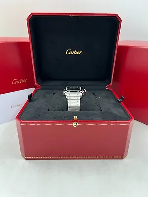 Cartier Santos De Cartier Blue Dial Medium Size 35mm WSSA0063 Unworn 2024 • $6895