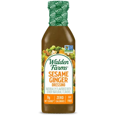 Walden Farms Dressing Calorie Free Sesame Ginger 12 FO (Pack Of 6) • £45.77