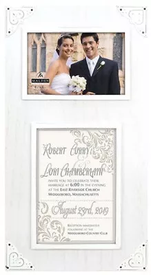 Malden 2 Opening 4x6 With Invitation Frame • $18.95