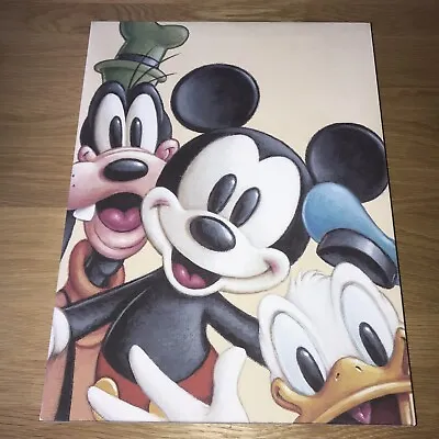 Disney Mickey Mouse Donald Duck Goofy Canvas Picture Friends Forever 40cm X 30cm • £24.95