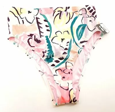 Victoria's Secret Floral Keyhole Cheeky High Waist Swim Bottom • $8.97