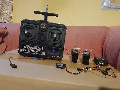 £30 • Buy Acoms Techniplus Radio, Receiver And Servos
