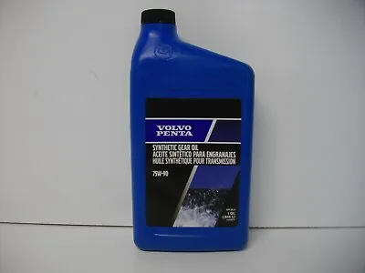 Volvo Penta 1141679 75W-90 Synthetic Gear Oil 1 Quart Sterndrive Transmission • $29.99