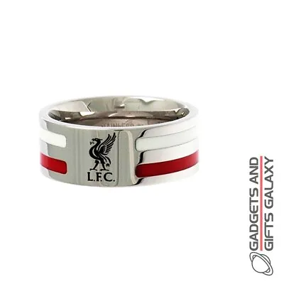 £23.19 • Buy OFFICIAL LIVERPOOL FOOTBALL CLUB COLOUR STRIPE RING JEWELLERY Sporting Goods