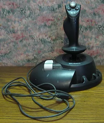 Microsoft Sidewinder Precision 2 Joystick USB Windows 7 / 10 Compatible • $29.95