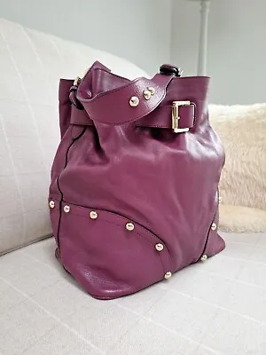 Mulberry Mabel Belted Hobo In Plum IMMACULATE CONDITION • £285