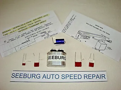 Seeburg Jukebox Auto Speed Capacitor Kit Repairs Slow Jukes From 1963 To 1967 • $28.99