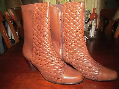 $154.20 • Buy Everybody Cervo Brandy Color Womens Mid Calf Boots SZ 42 (EU) 11 (US)