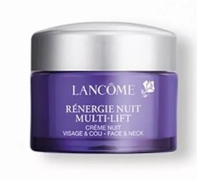 Lancome Renergie Nuit Multi-lift Creme Face & Neck 15ml NEW £24rrp ✨ FAST POST ✨ • £16.95