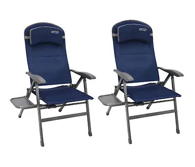 Quest Ragley Pro Comfort Chair With Side Table Garden BBQ Camping Fishing • £188.99