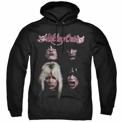 Motley Crue The Crue Hoodie Sweatshirt Licensed Rock N Roll Band Retro New Black • $31.49