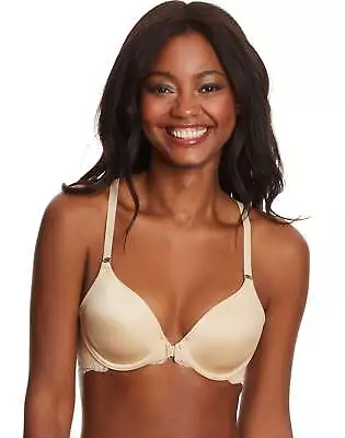 Bra Lace Extra Coverage Maidenform One Fab Fit Lift T-Back Front Close 07112 • $19.99