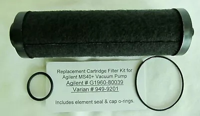 $93 • Buy G1960-80039 Agilent Mist Filter Kit For MS40+ Vacuum Pump (Varian 949-9201)