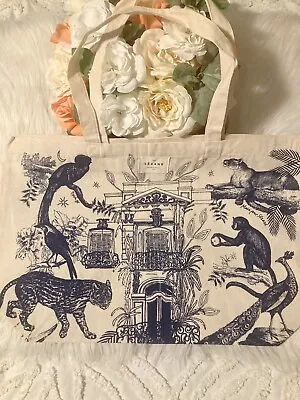 Sezane Paris Jungle Print Canvas Cotton Tote Bag  NEW • $34