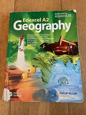 Edexcel A2 Geography Textbook By Philip Allan Updates  A-Level Revision Study • £5