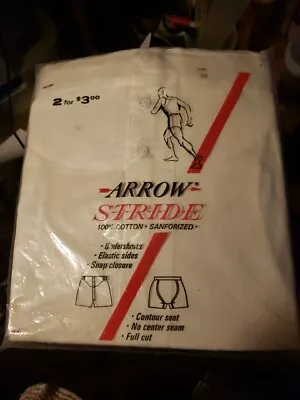 Vintage Arrow STRIDE 100%Cotton Sanforized Men’s Undershorts • $15