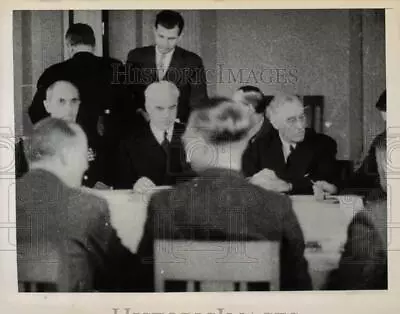 1945 Press Photo U.S. Officials Attend Yalta Conferences Yalta - Kfx21222 • $24.88