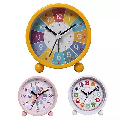 Learning Clock For Kids Analog Alarm Clock Time Learning Room Wall Decor Alarm • $24.80